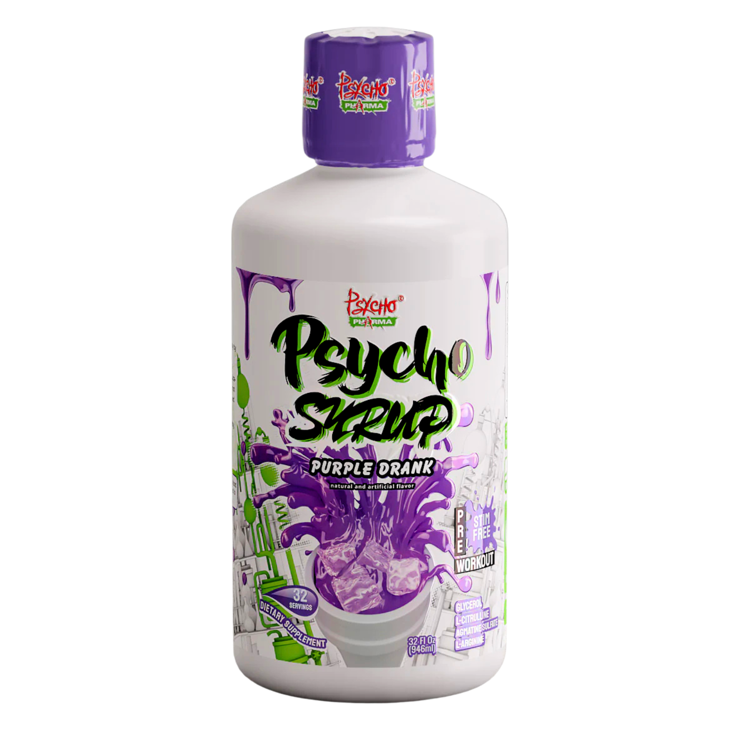 Psycho Pharma | Psycho Syrup | Stim-Free Liquid Pre