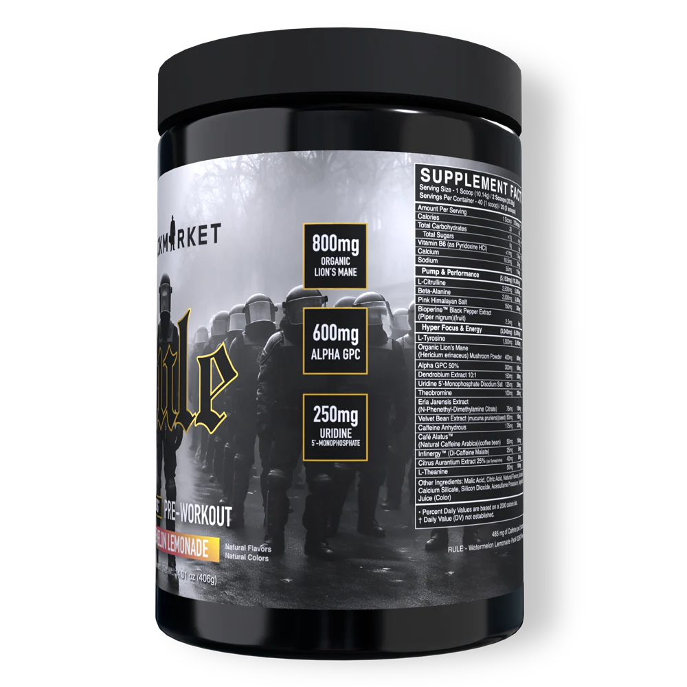 Blackmarket | Rule | Hyper Focus Pre Workout