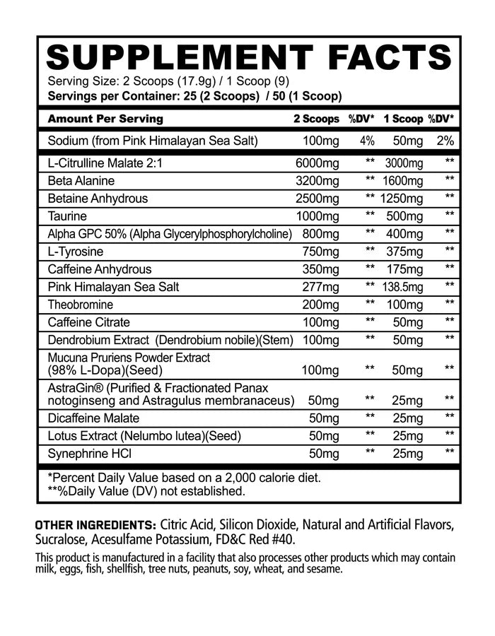 Panda Supps | Rampage Preworkout