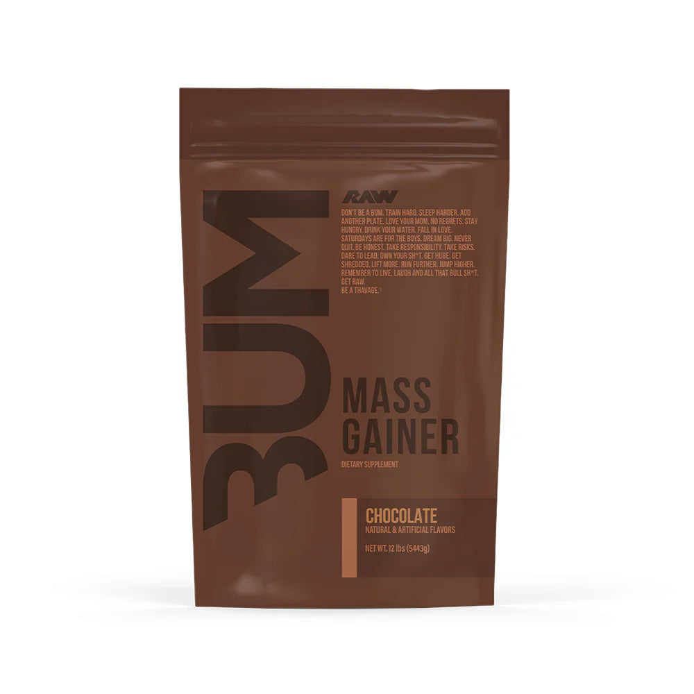 Raw Nutrition | Bum Mass Gainer | 20 Serving 12lb
