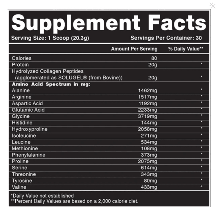 Blackstone Labs | Collagen Peptides | 30 servings