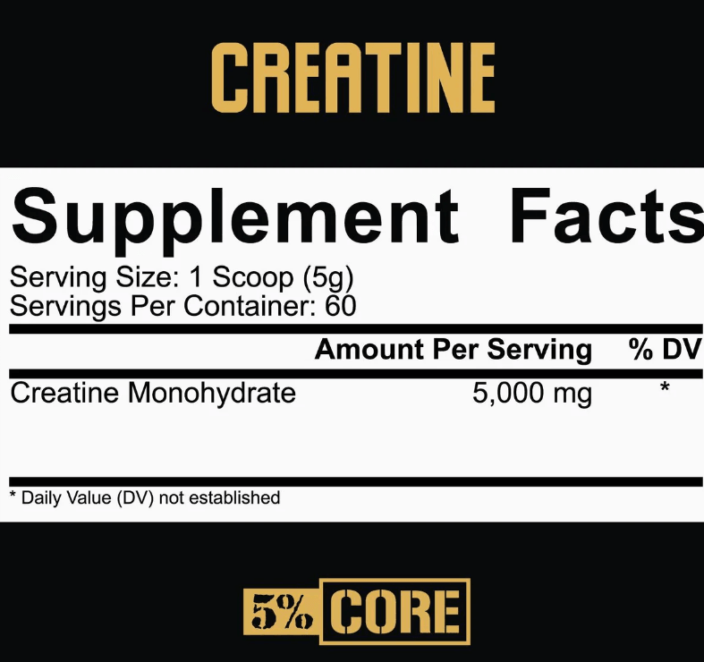 5% Nutrition | Creatine