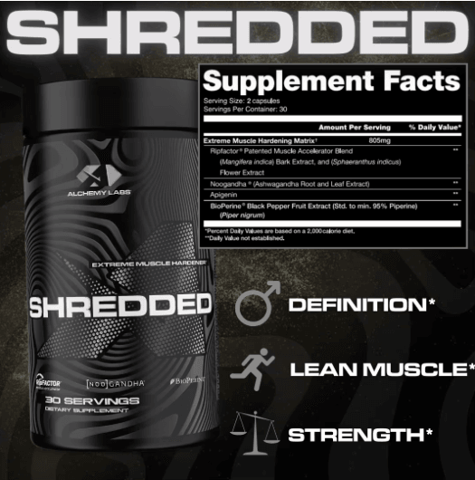 Alchemy Labs | Shredded (Muscle Hardener)