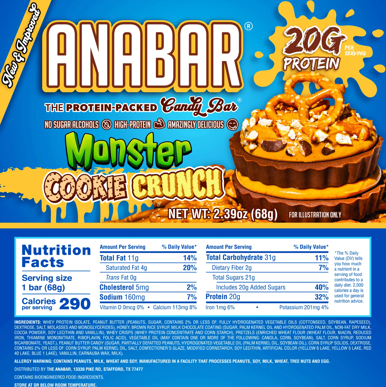 Anabar | Protein Bar - Product Image | Nutrastop
