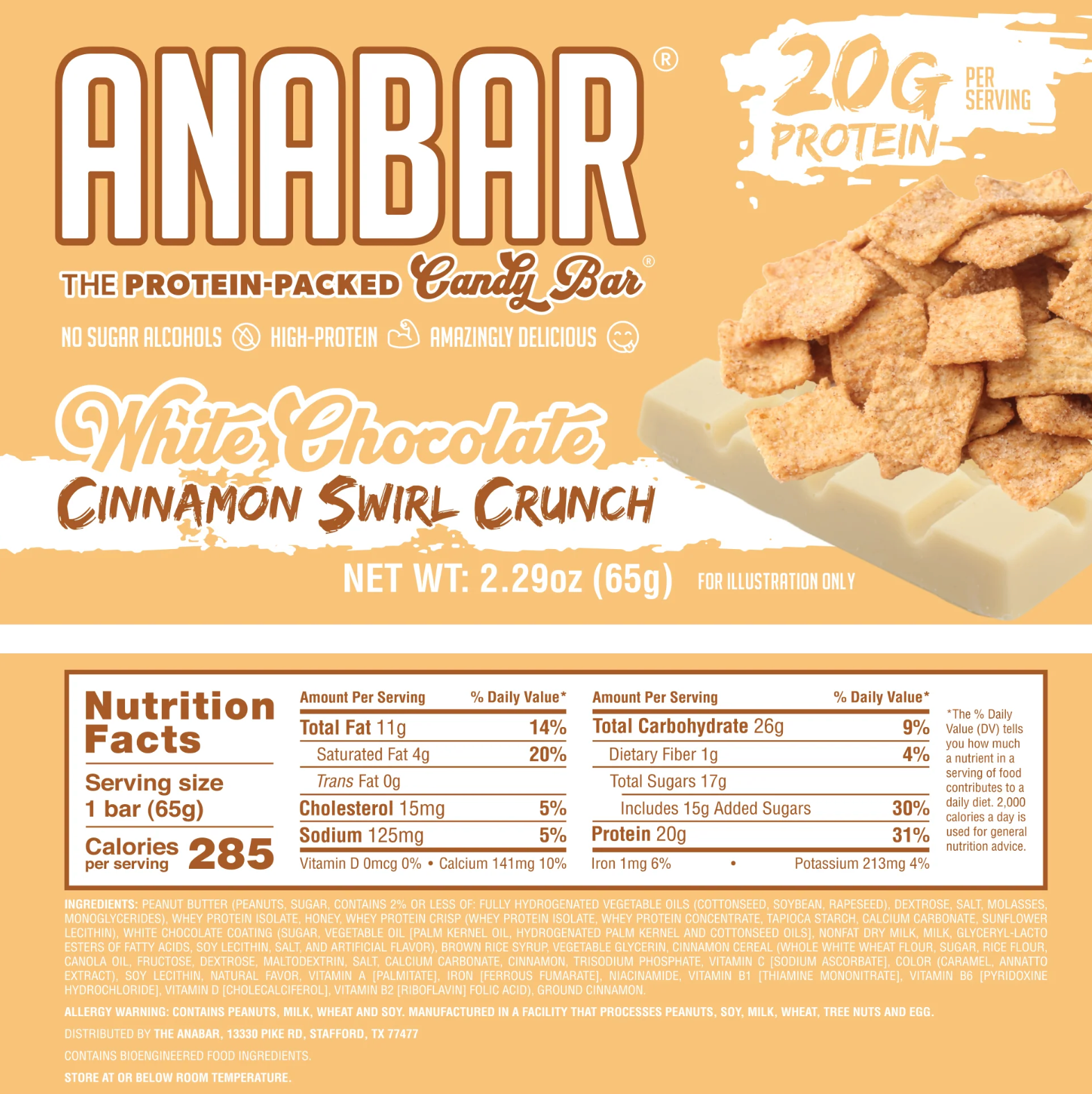 Anabar | Protein Bar - Product Image | Nutrastop