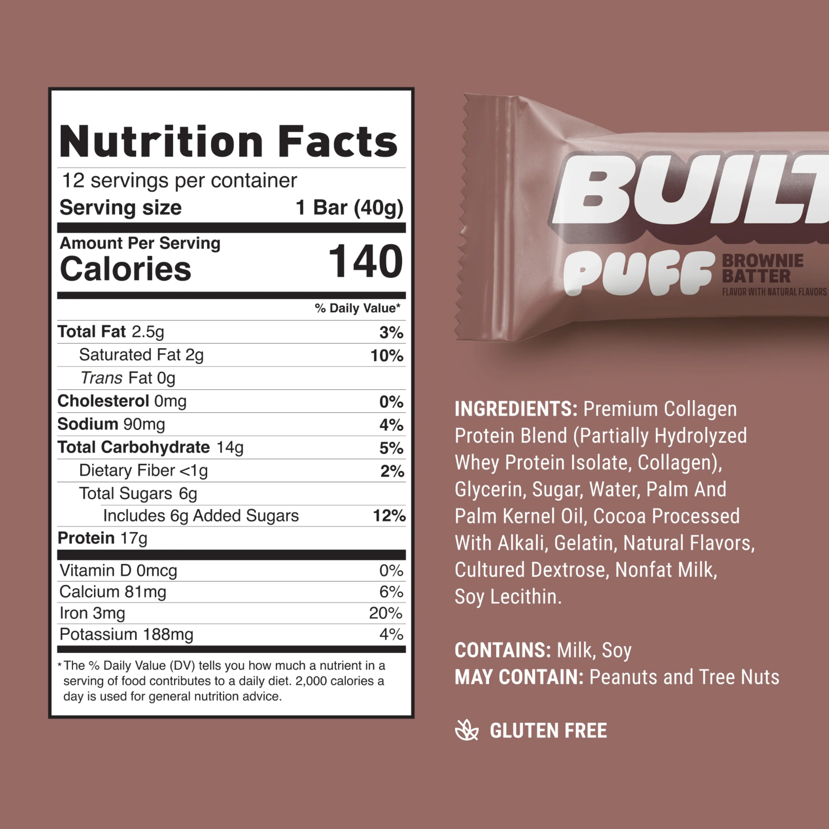 Built | Puff Protein Bar