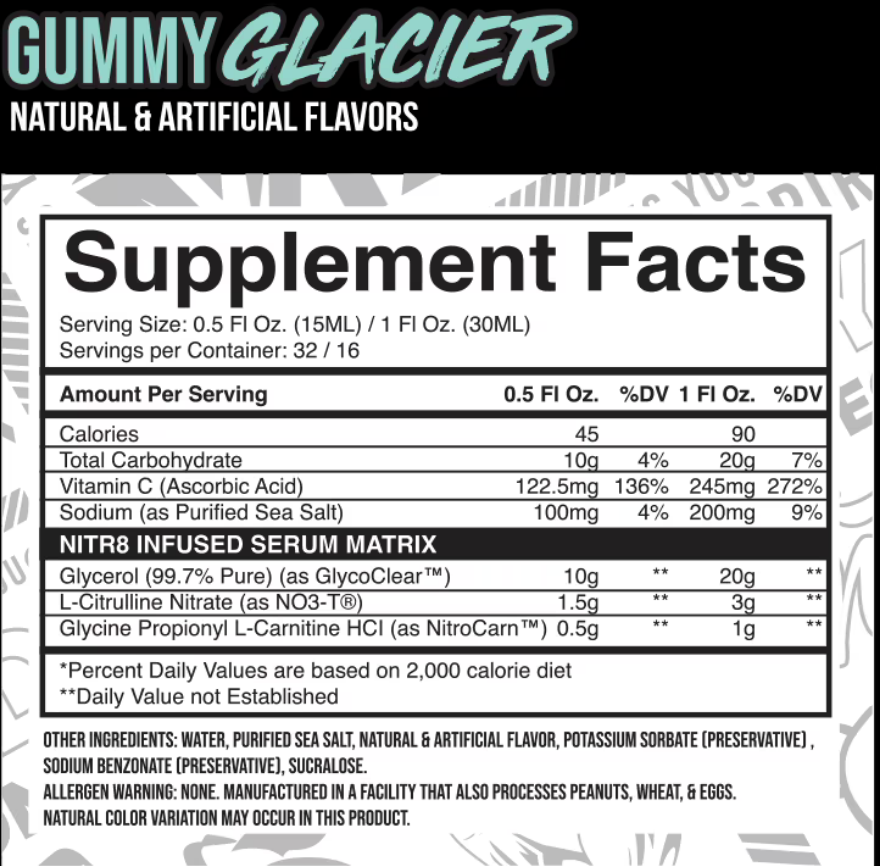 Inspired X V1 Nutra | FSU NITRUM | Liquid Glycerol