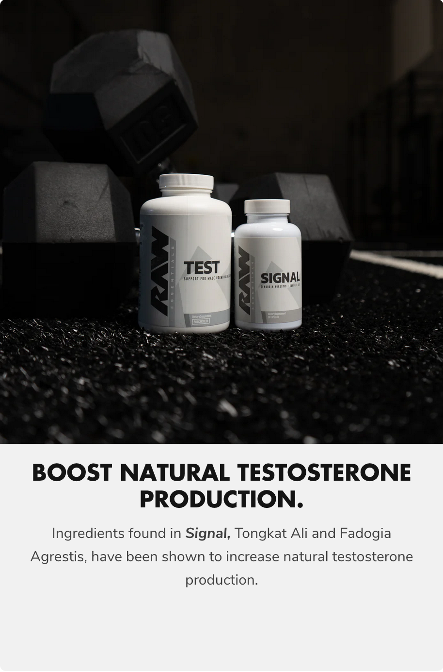 Raw Nutrition | Signal | Ultimate Natural Test Boost