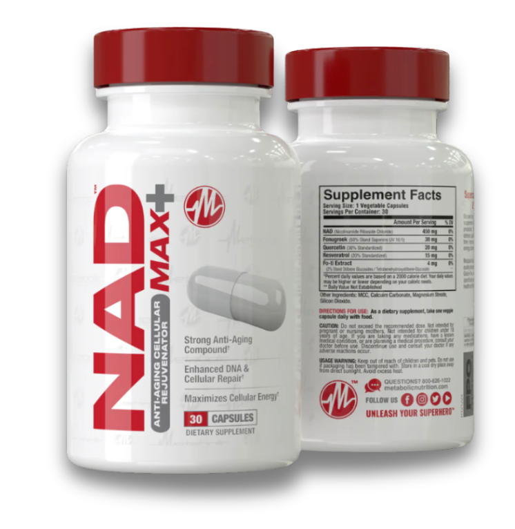 Metabolic Nutrition | NAD Max+ | 30 servings