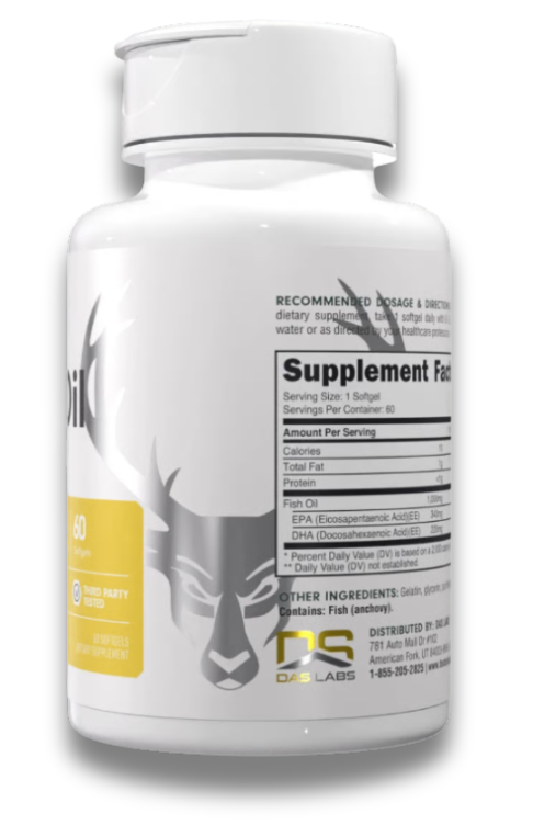 Bucked Up | Fish Oil | 60 servings