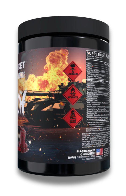 BlackMarket x Anabolic Warfare | Scorch (20 servings)