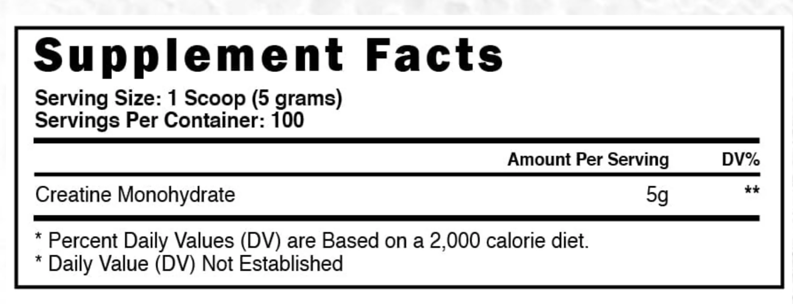 Blackstone Labs | Creatine Monohydrate | 100/sv (500g)