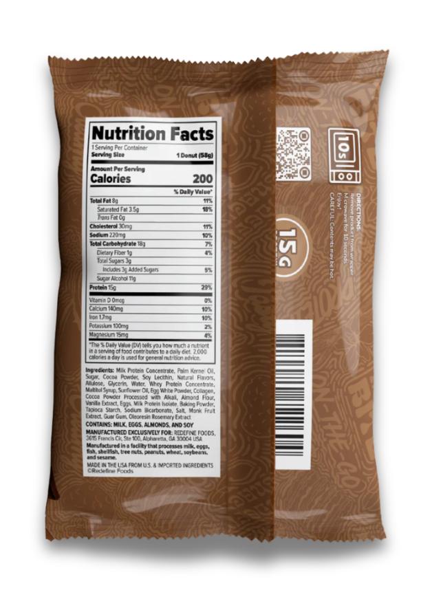 Redefine Foods | Protein Donuts (8 Count)