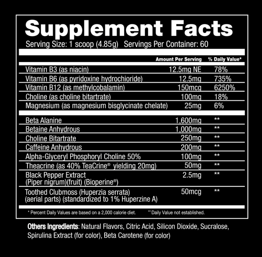 Project #1 | Quantum-X Pre Workout | (60 servings)