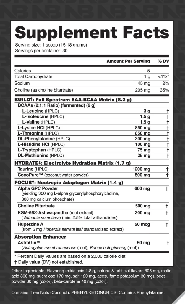 NutraBio | Alpha EAA | (30 servings)