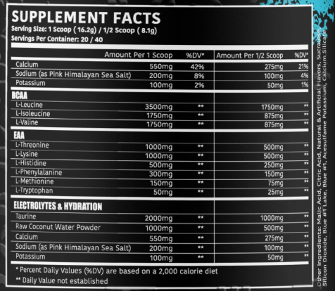 Kaymus | Intra BCAA+EAA | (20/40 servings)