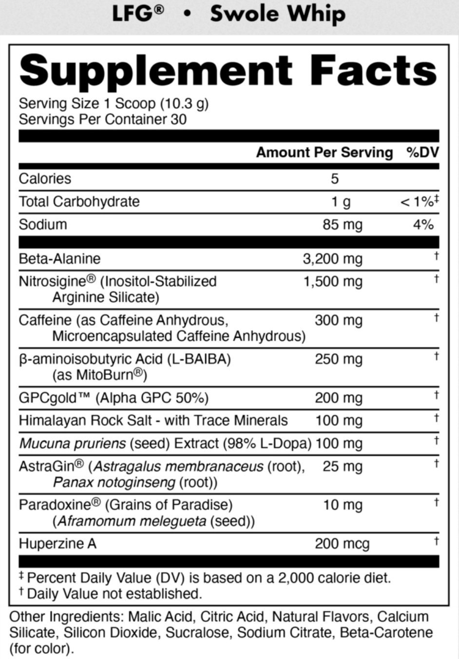 Bucked Up | LFG Burn | 30 Servings