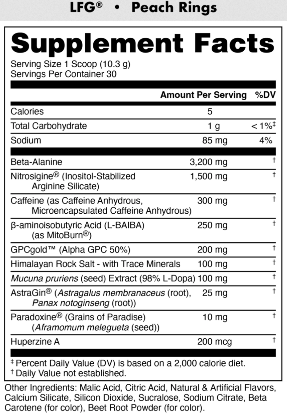 Bucked Up | LFG Burn | 30 Servings