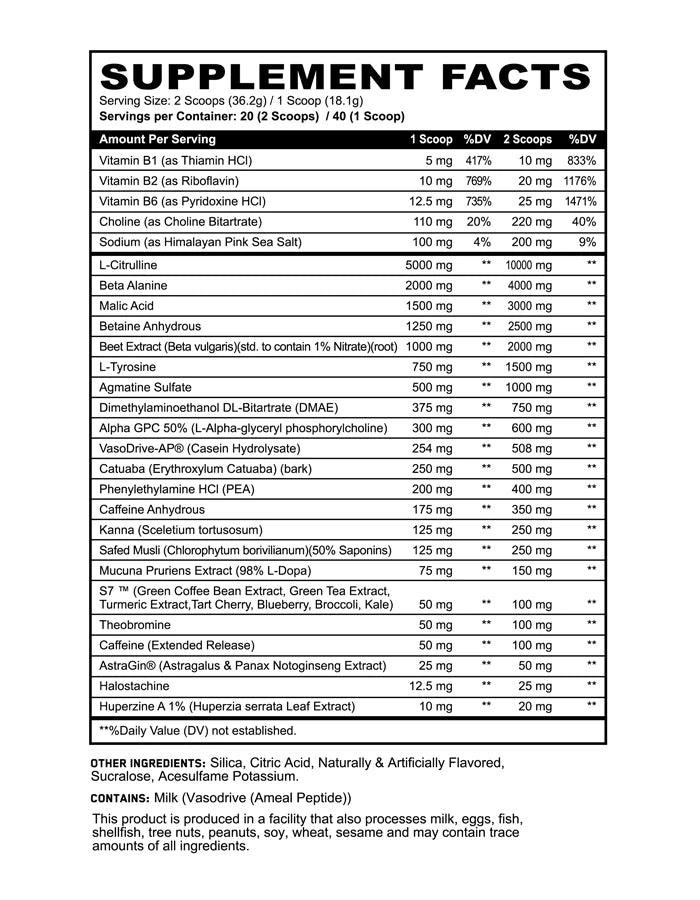 Black Magic X Panda | Sinister (Savage) Pre-Workout