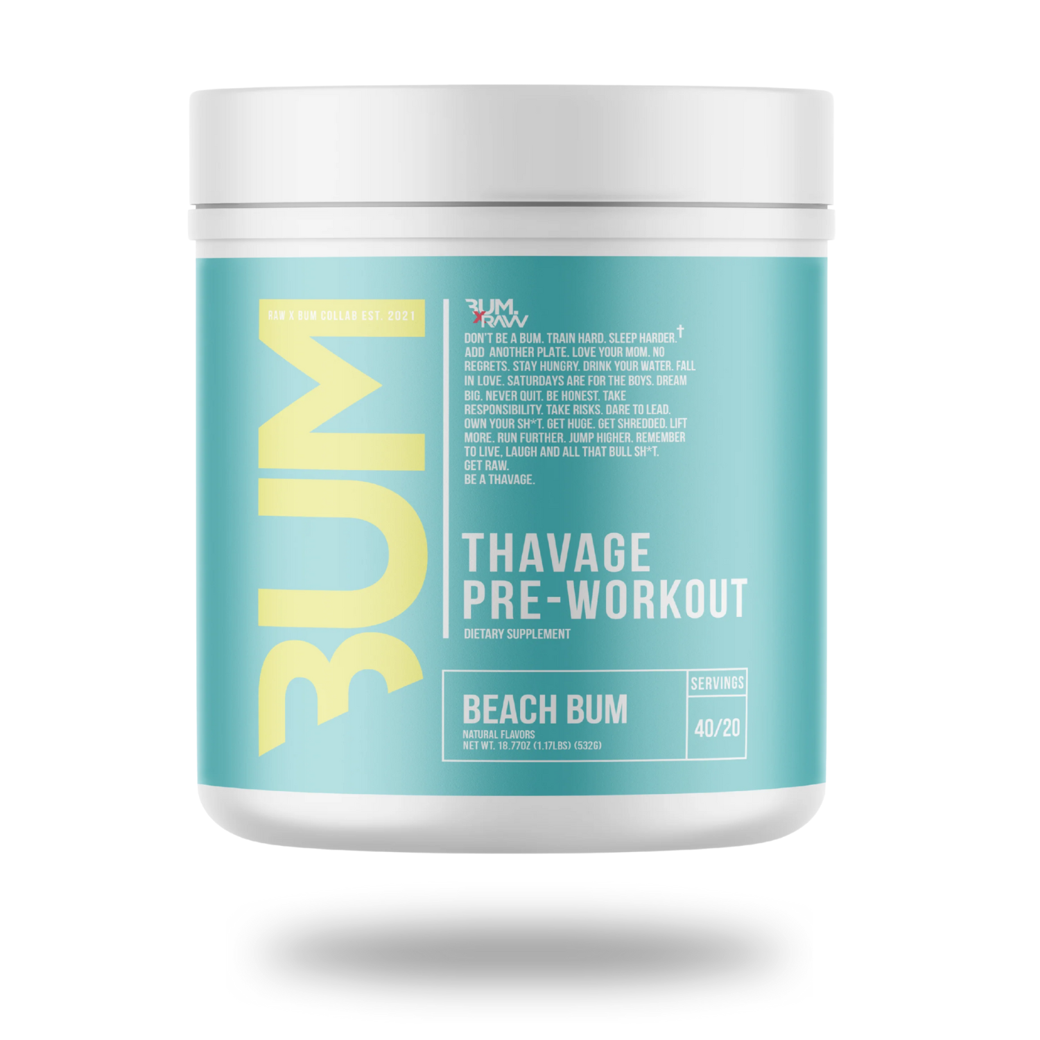 Raw Nutrition X Cbum | Bum Thavage | Pre-Workout