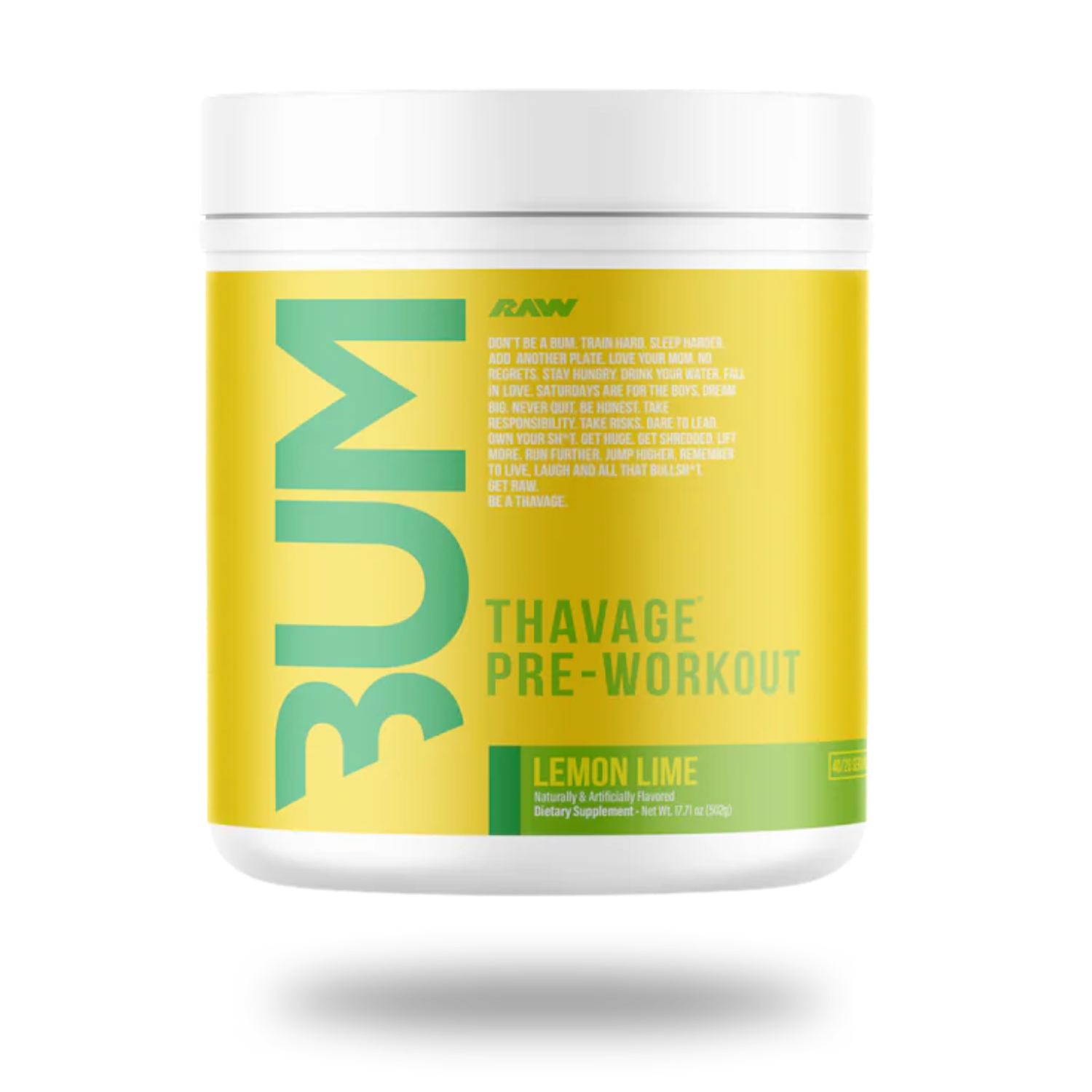 Raw Nutrition X Cbum | Bum Thavage | Pre-Workout