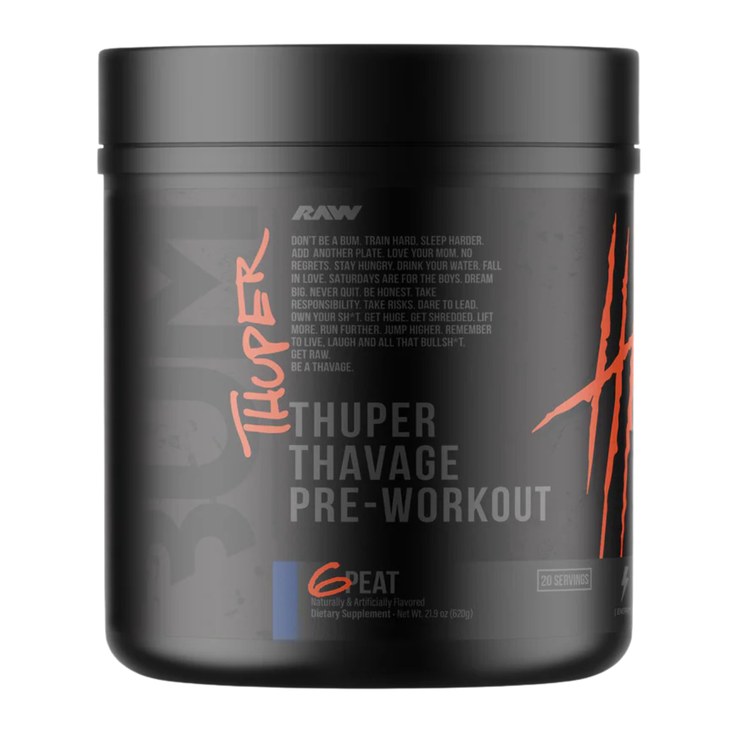 Raw Nutrition | Thuper Thavage | 20 Servings