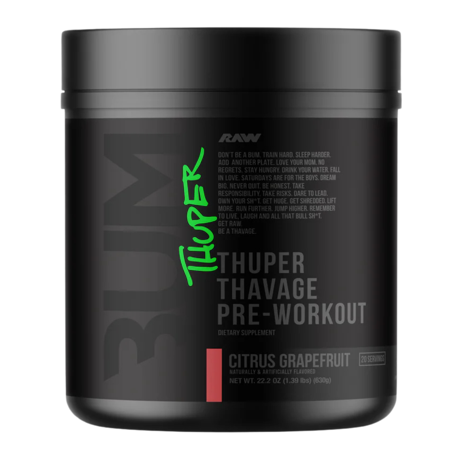 Raw Nutrition | Thuper Thavage | 20 Servings
