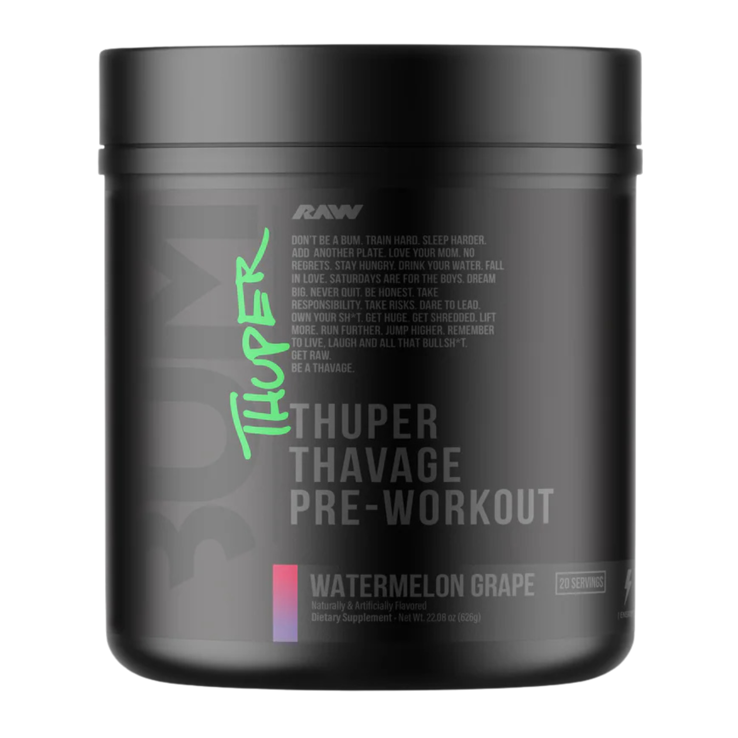 Raw Nutrition | Thuper Thavage | 20 Servings