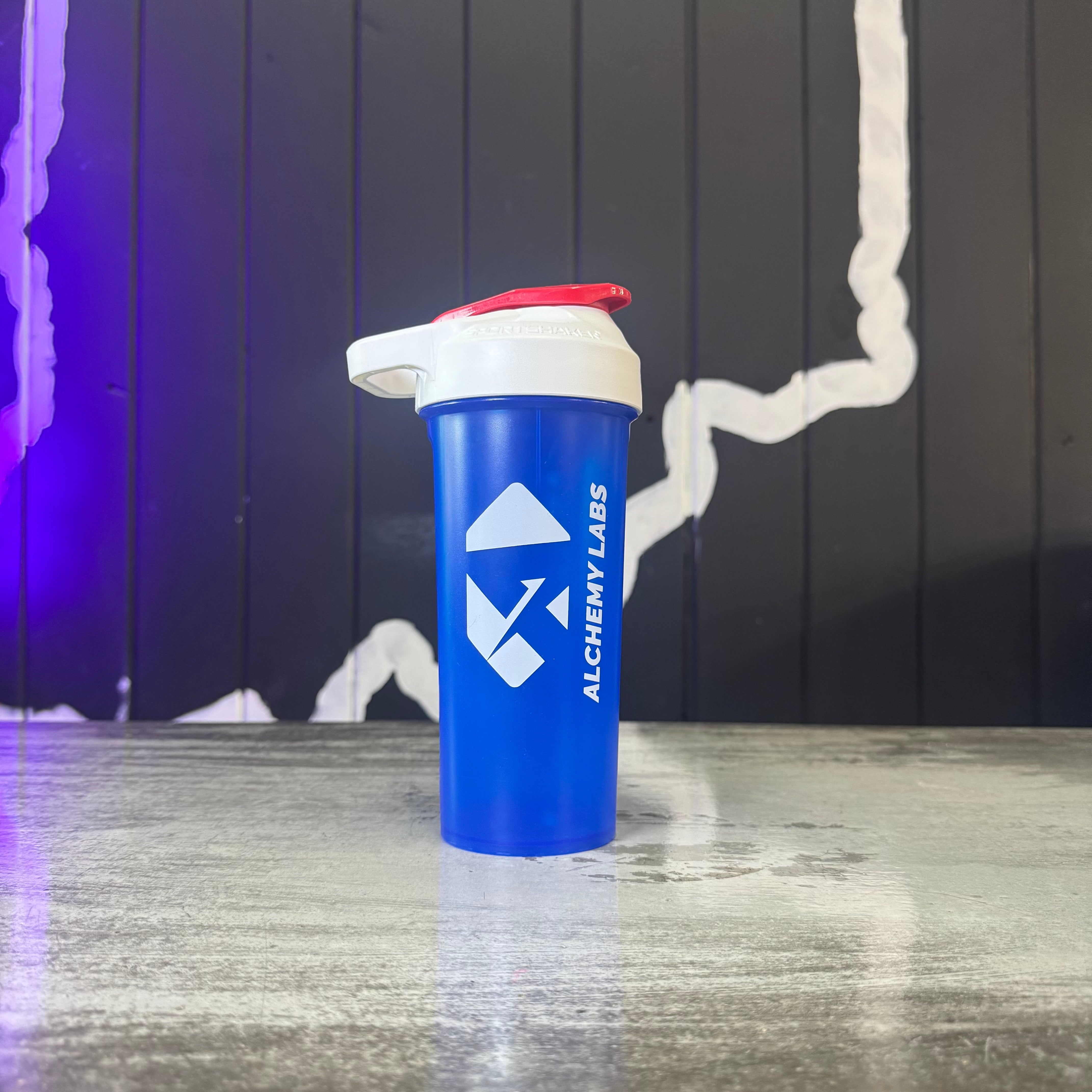 Alchemy Labs | Shaker Cup | Red/White/Blue - In Action | Nutrastop