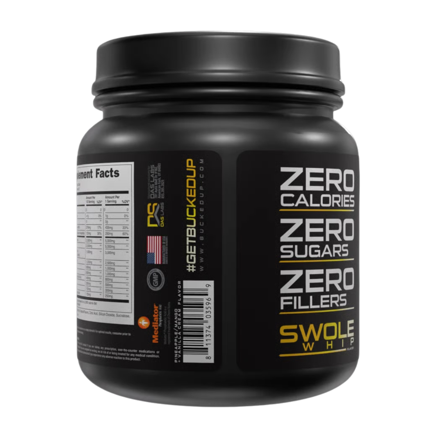 Bucked Up Bucked Up | All Bulk No Bloat - Side View | Nutrastop
