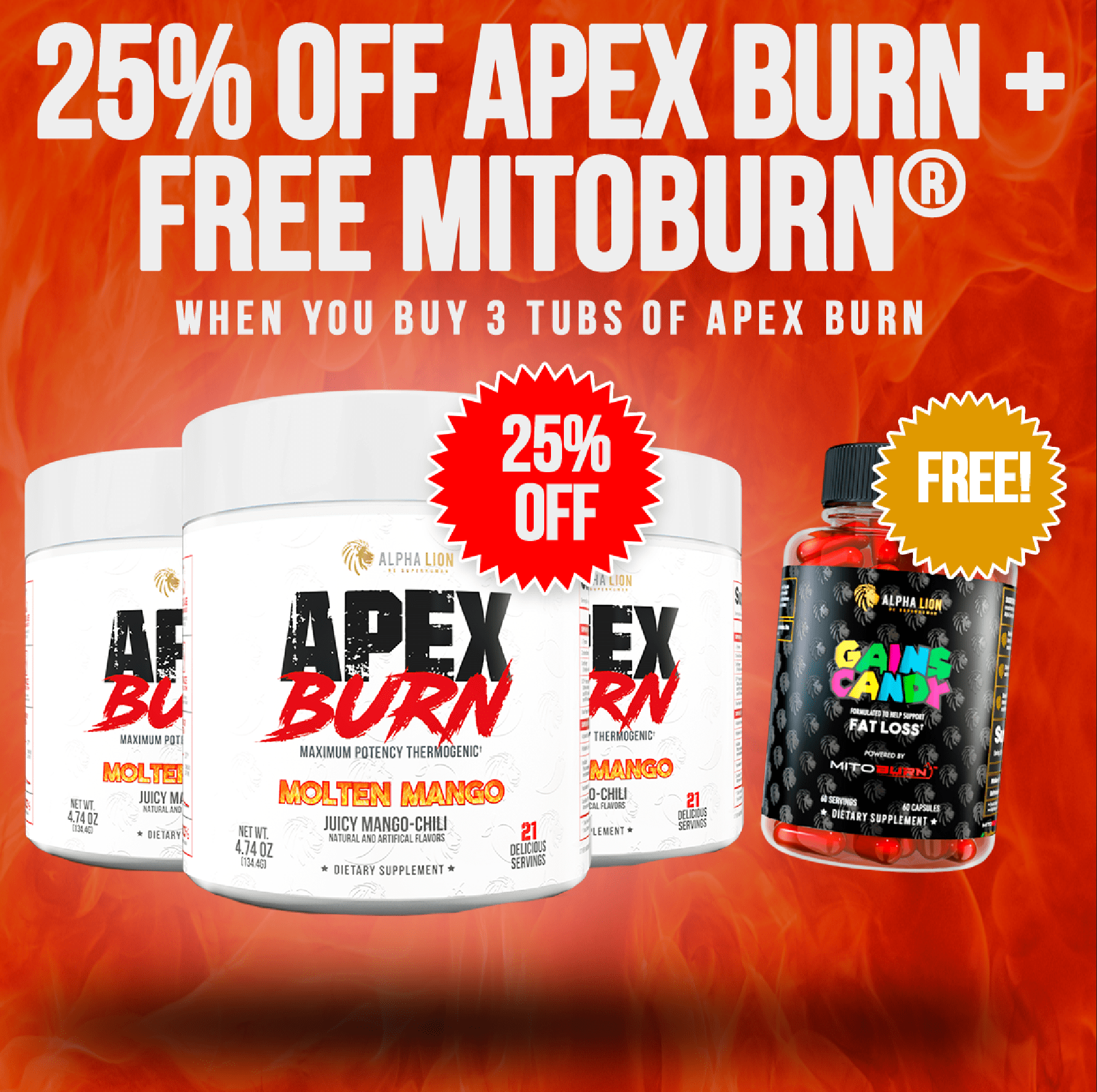 Alpha Lion | Apex Burn - In Action | Nutrastop