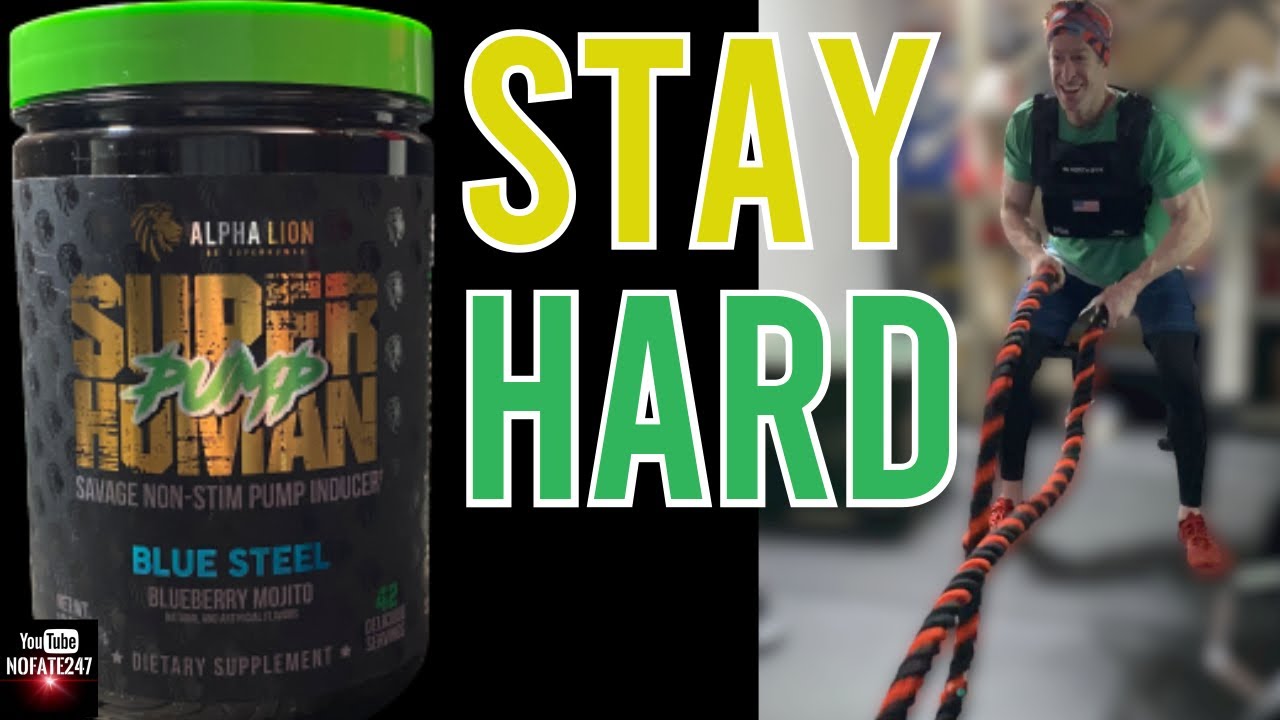 Alpha Lion | Super-Human Pump | Caffeine Free Pre-Workout - In Action | Nutrastop