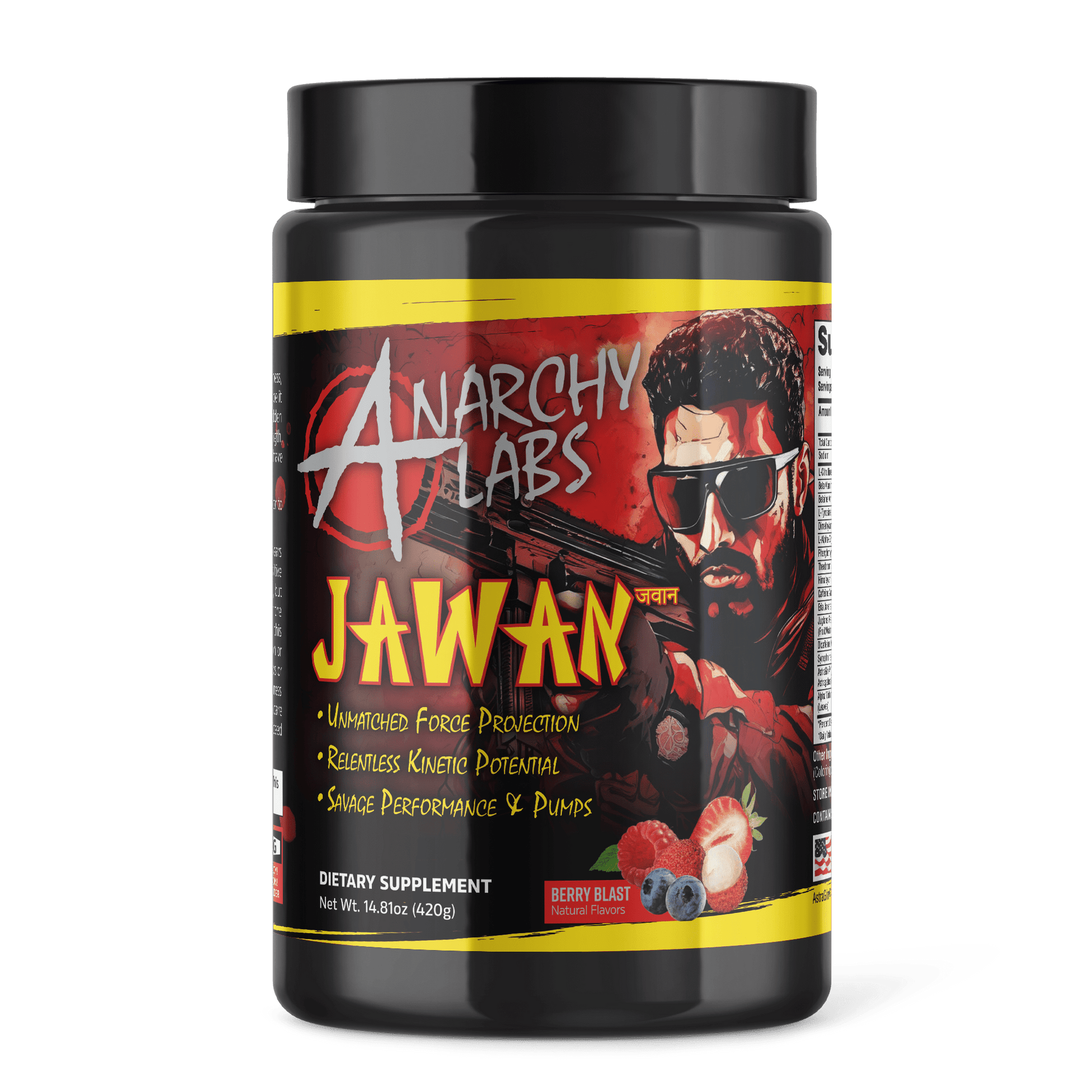 Anarchy Labs | Jawan | High-Octane Pre-Workout - In Action | Nutrastop