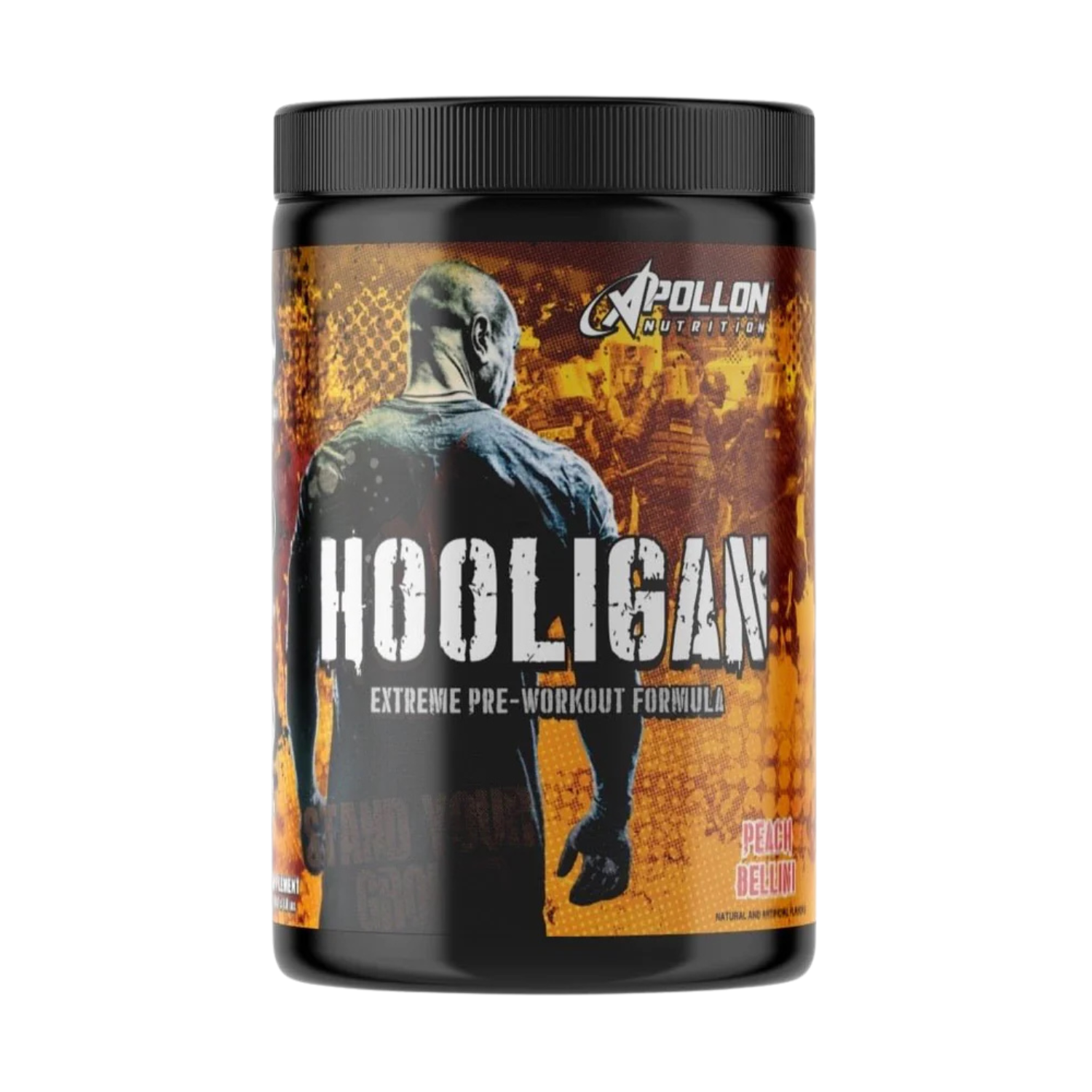Apollon Nutrition Apollon | Hooligan | Extreme Pre-Workout - Side View | Nutrastop
