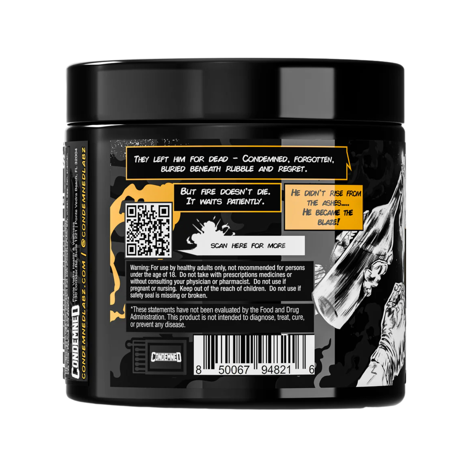 Condemned Labz | Arsynist Burn | Extreme Fat Burner