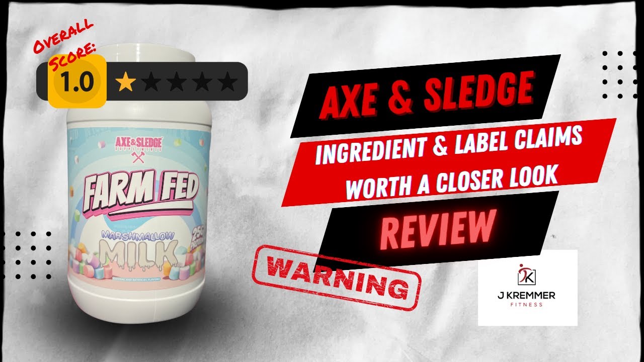 Axe & Sledge | Farm Fed Protein | 100% Whey Protein Isolate - In Action | Nutrastop