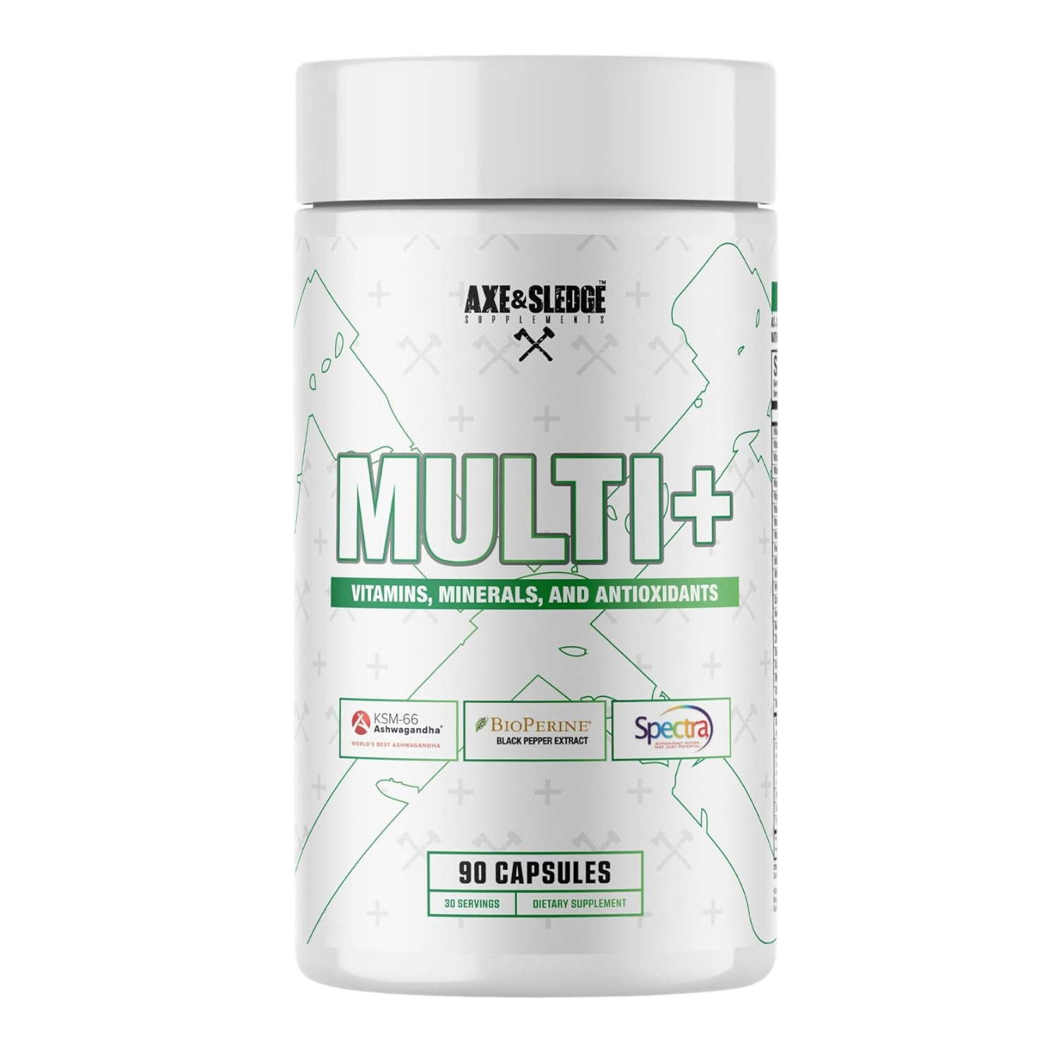 Axe & Sledge | Multi+ | Vitamins, Minerals, and Antioxidants