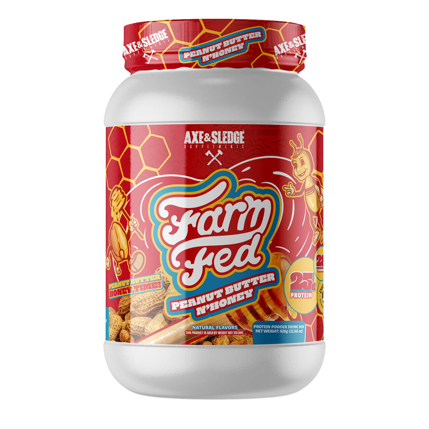 Axe & Sledge | Farm Fed Protein | 100% Whey Protein Isolate