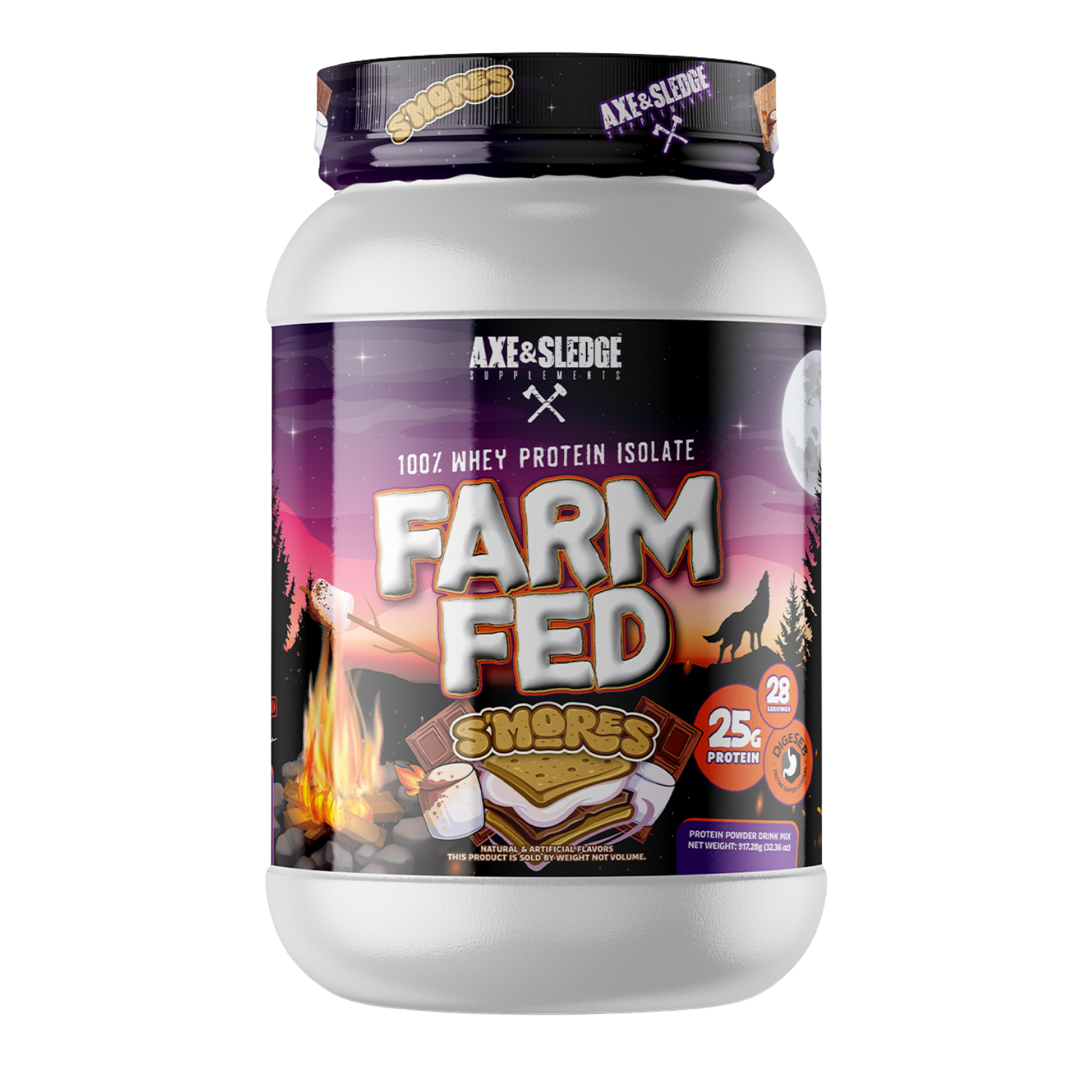 Axe & Sledge | Farm Fed Protein | 100% Whey Protein Isolate