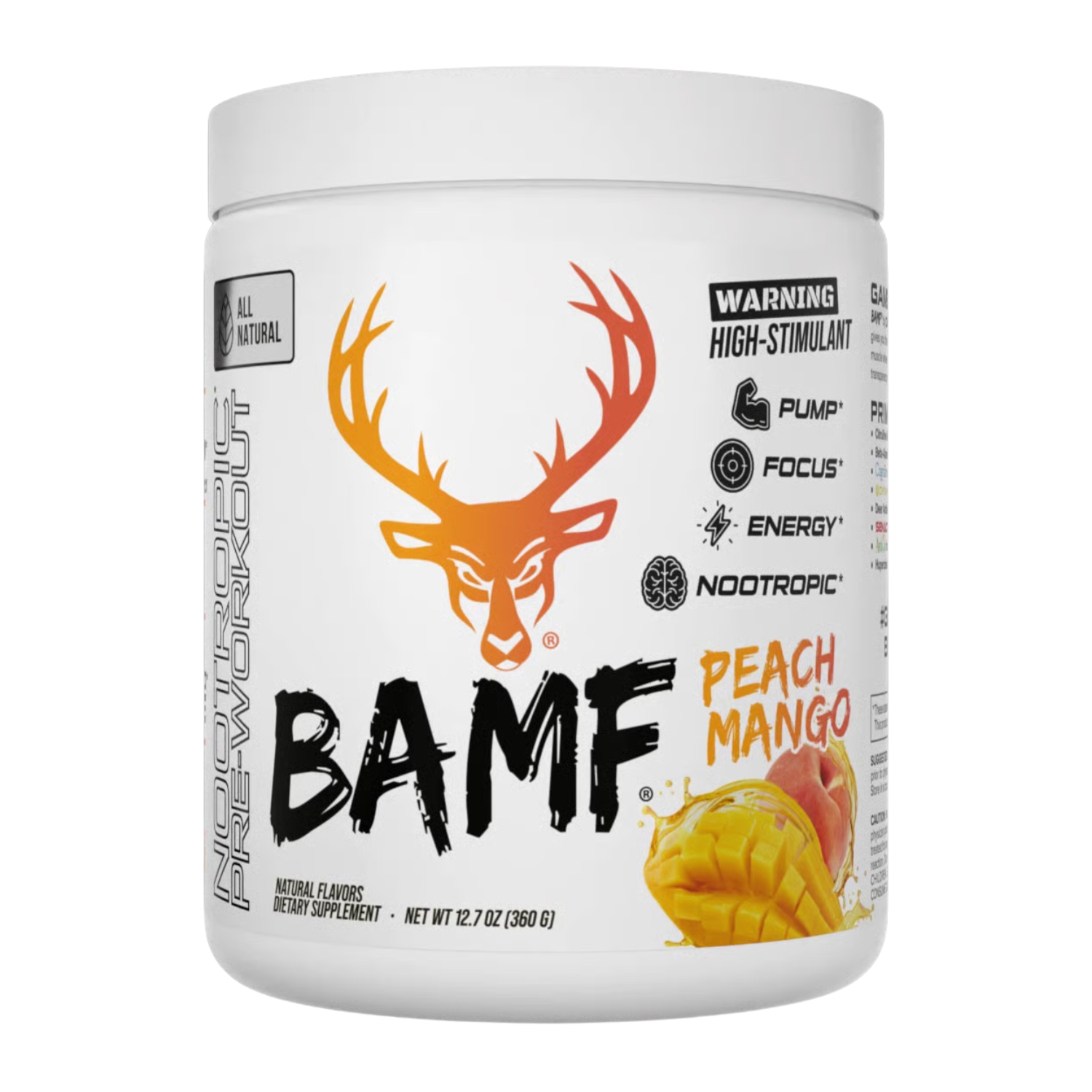 Bucked Up | Natural Pre | 30 Servings - Product Image | Nutrastop