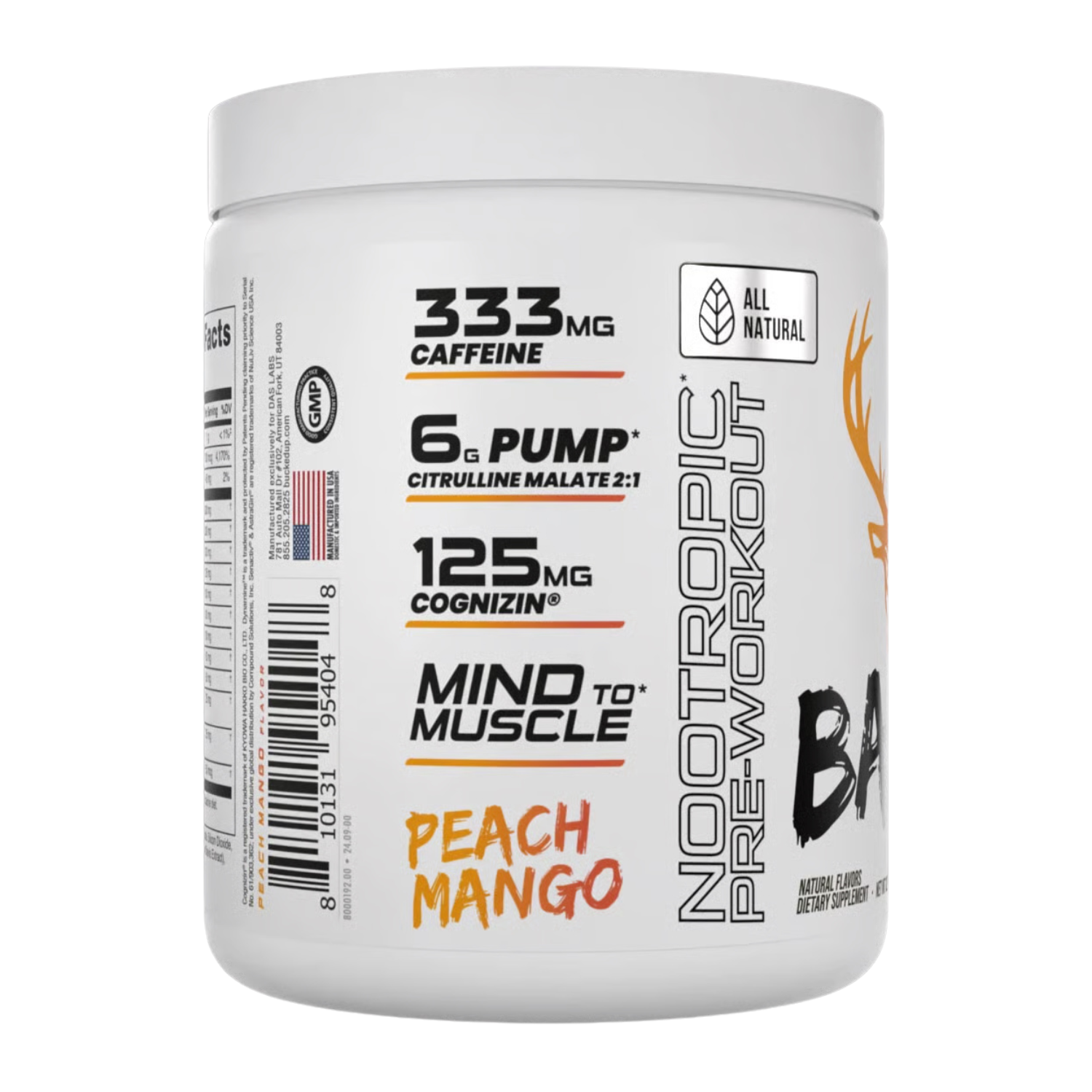 Bucked Up | Natural Pre | 30 Servings - Product Image | Nutrastop