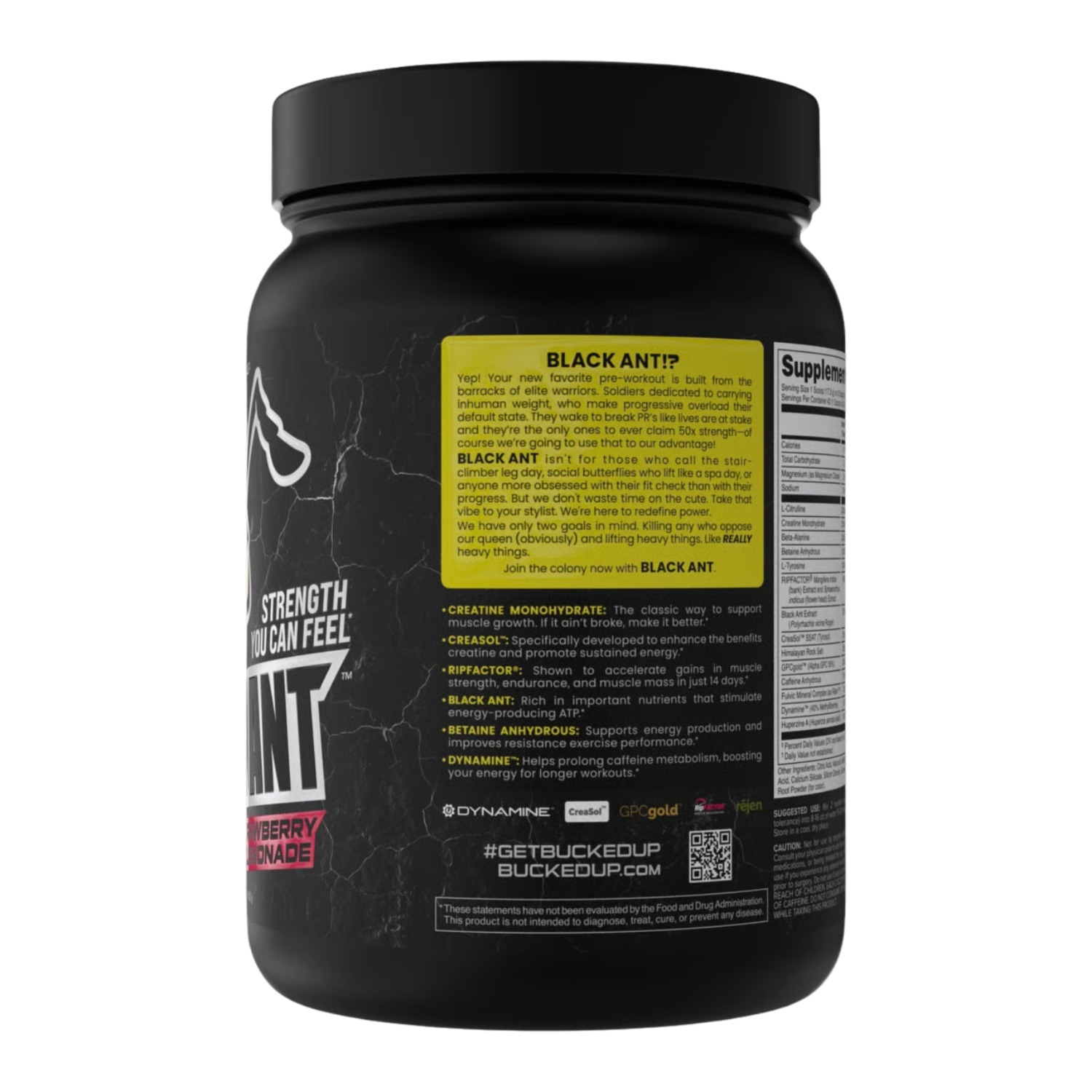 Bucked Up | Black Ant - Product Image | Nutrastop