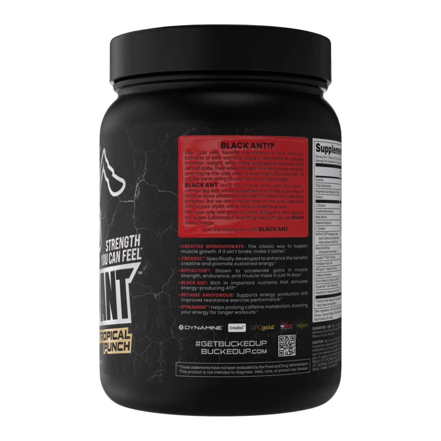 Bucked Up | Black Ant - Product Image | Nutrastop