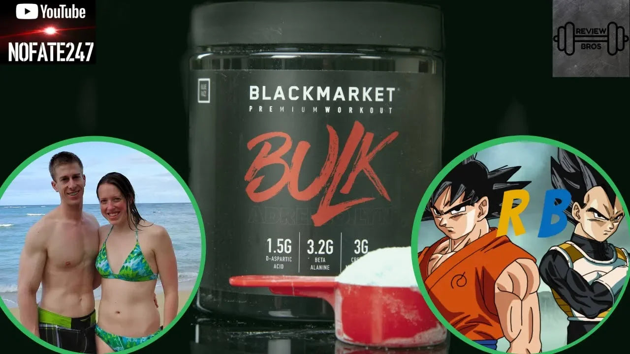 BlackMarket | Bulk | Strenght Focused Pre Workout - In Action | Nutrastop