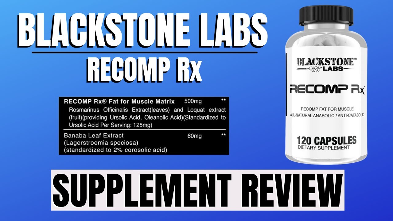 Blackstone Labs - Recomp Rx - 120 Count - In Action | Nutrastop