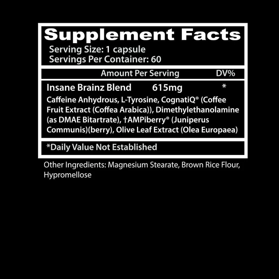 Insane Labz | Insane Brainz | Stimulant Nootropic
