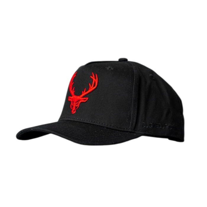 Bucked Up |  A Frame Hat (Black/White Logo) - In Action | Nutrastop