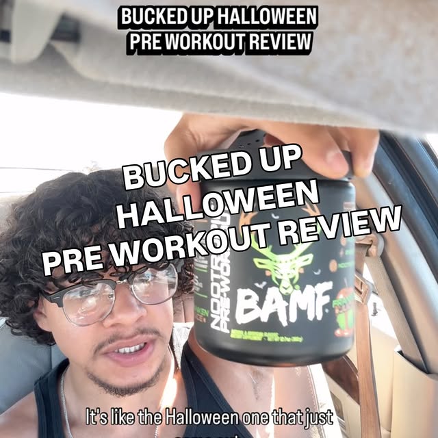 Bucked Up | B.A.M.F. Preworkout | Halloween Series - In Action | Nutrastop