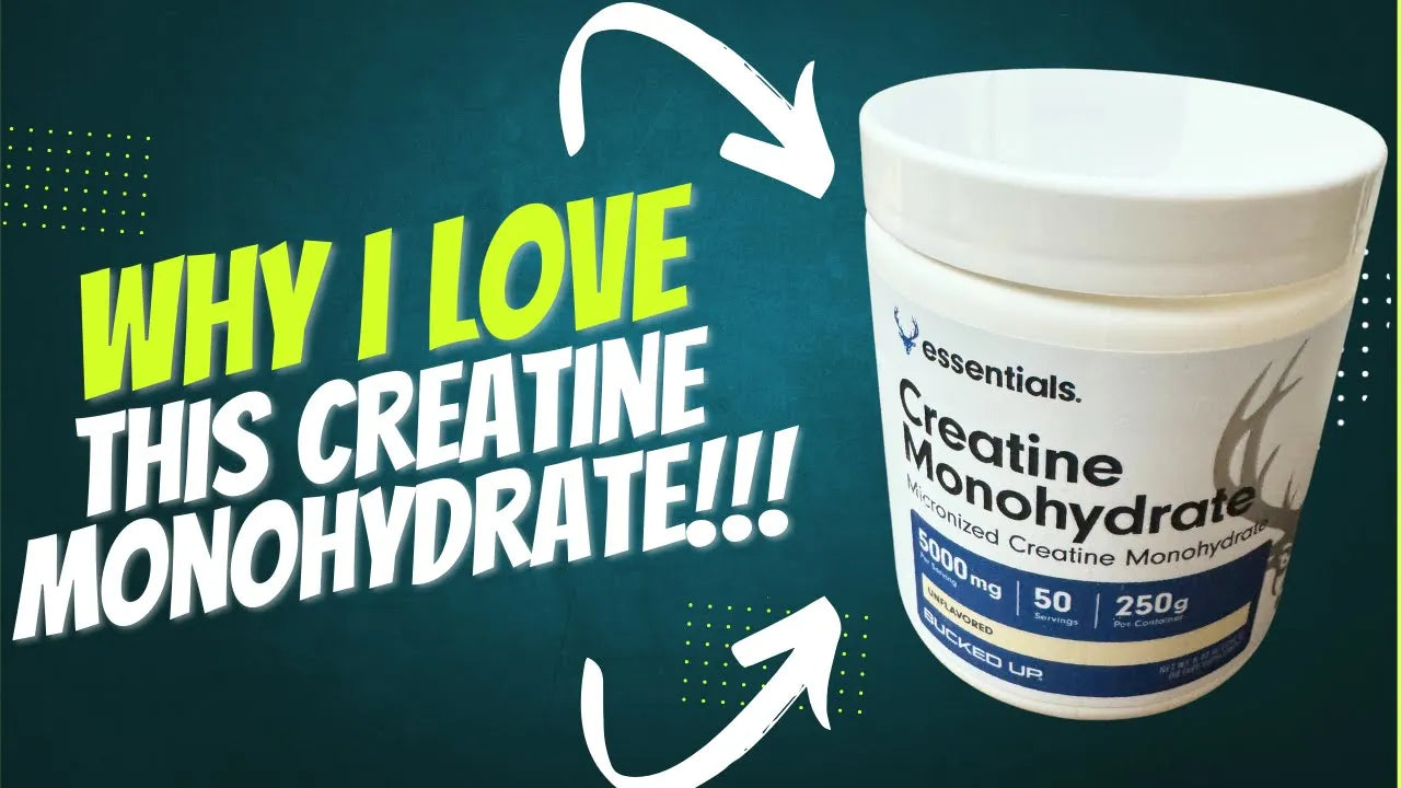 Bucked UP Creatine Monohydrate - 300 grams - In Action | Nutrastop