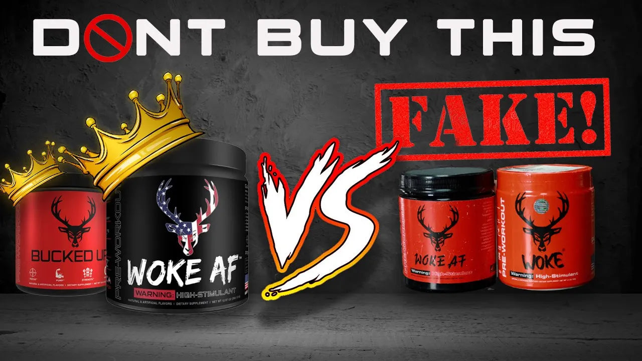 Bucked Up | Logo Sticker - In Action | Nutrastop